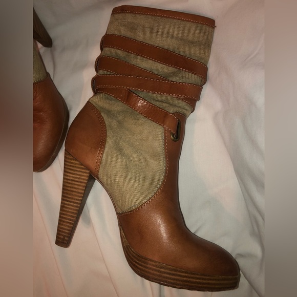 Frye Harlow Multi Strap Heeled Boot Size 8.5 - Picture 9 of 15